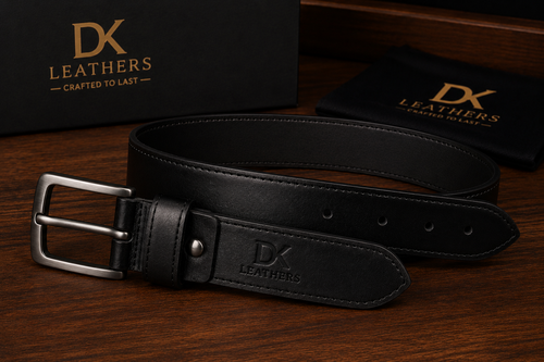 DK Leathers Premium Men’s Leather Belt